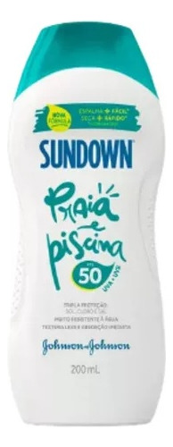 Protetor Solar Sundown Fps50 200ml - Johnson