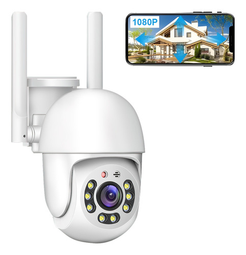 Cámara Seguridad Wifi Exterior/interior Hd 1080p Vigilancia