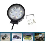 X4 Luces Foco Neblinero Led 27w 4x4 Auto Caminon Redondo