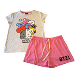 Pijama Verano Bt21 Talla 14