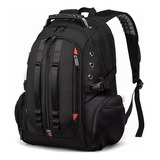 Mochila De Viaje Para Hombre, Extra Grande Mochila Para Laptop 17 Pulgadas, Impermeable Y Antirrobo, Aprobado Por Avión , Mochila Con Usb Puerto