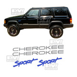 2 Calcos Cherokee + 2 Sport De Jeep - Ploteoya