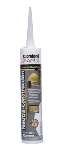 Sellador Silicona Suprabond Neutra Construcción 280ml