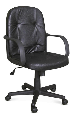 Silla Ejecutiva Simil Cuero C/rue Xtech Am160gen27 Negra