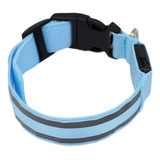 Collar Led Usb Recargable Para Mascotas, 3 Modos