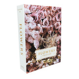 Caixa Livro Decorativa Média 24x17x4 Cm - Flowers