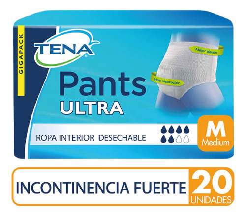 Ropa Interior Absorbente Tena Pan - Unidad a $88000