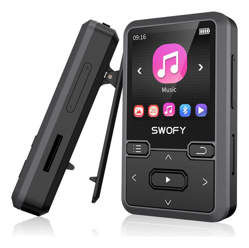 Reproductor Mp3 Con Clip De 32 Gb Con Bluetooth 5.0, Mini Re