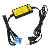 Adaptador Usb Auxiliar Para Teléfono Mp3 Para Coche, Cable D