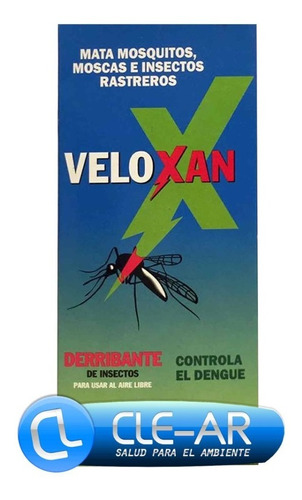 Veloxan Fly Ras X500cc Derribante Moscas Mosquitos Cdi1914