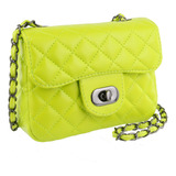 Mini Bag Bolsa Feminina Luxo Transversal Matelasse Moda Cor Verde Lima