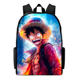 Mochila Escola Faculdade Anime One Piece Adulto Infantil Desenho Do Tecido M38