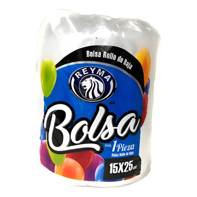 Bolsa En Rollo De Plástico 15x25 Baja Densidad 1.7 Kg Aprox | MercadoLibre