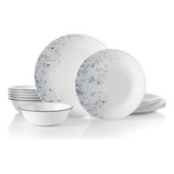 Set De Vajilla Corelle, Juego De 18 Piezas , Indigo Speckle