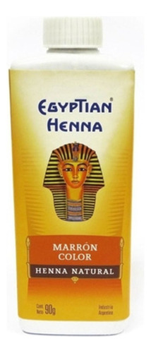 Tintura Natural En Polvo Egyptian Henna 0056 Brown 90 Gr