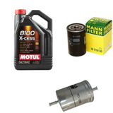 Kit De 2 Filtros Bora 1.8 2.0 + Motul 8100 Sintetico