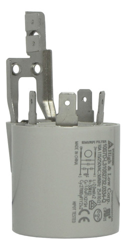 Capacitor Lavarropas Longvie Modelo L18012c