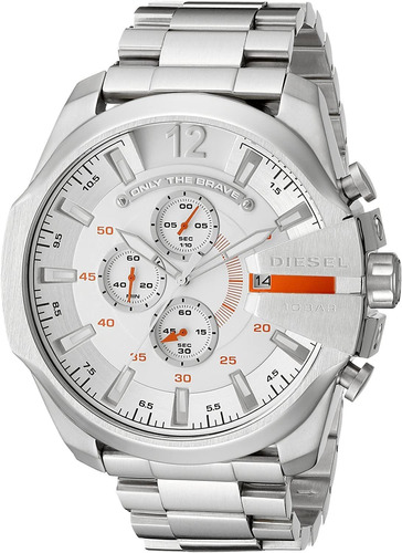 Reloj Diesel Mega Chief Dz4328 De Acero Inox. Para Hombre