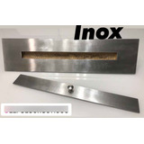 Queimador De Lareira Ecológica 50cm Em Inox Escovado  