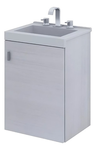 Vanitory Colgante Terra Basic Schneider 40x57cm Blanco Vc40t