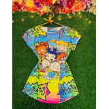 Blusa Casual Mujer Estampada Carlitos Tommy Playera Rugrats