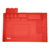 Tapete Para Soldar Antiderrapante Mesa Trabajo Grande Weller Color Rojo