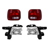 Paq Calaveras Y Faros Dodge Ram 1500 Van 1998/2003 Depo