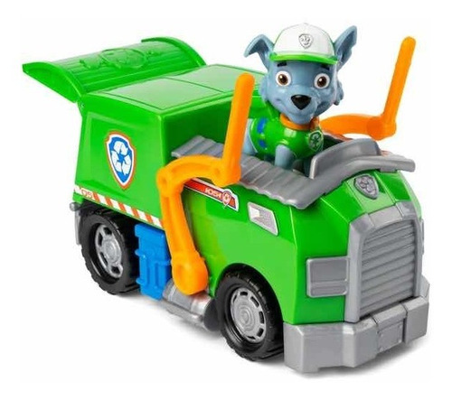 Paw Patrol - Rocky - Vehiculo - Reciclador - Original