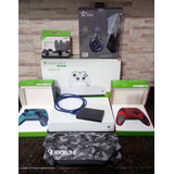 Xbox One S All Digital 1 Tera Hd - Vários Acessórios 2 Controles Novos / Headset Gamer Prof. / Hd 2 Teras Externa / Veja Descrição