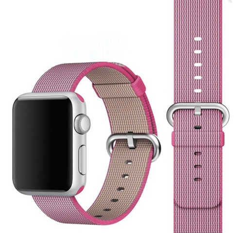 Correas Nylon Con Hebilla 8 Colores Para Reloj Apple Watch