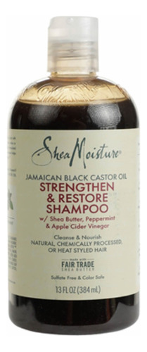  Shea Moisture Shampoo Aceite De Ricino 384 Ml