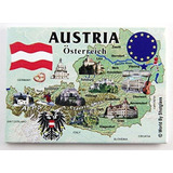 Imán Para Nevera Austria Eu Series Souvenir