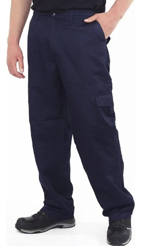 Pantalon De Trabajo Cargo Poplin