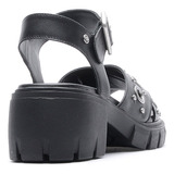 Sandalias Dumbo Hush Puppies De Mujer Negras