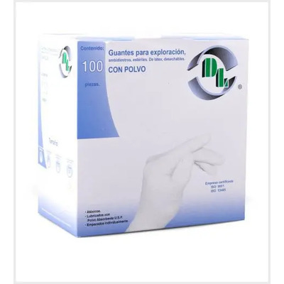 Guantes De Látex Talla G Dentilab Color Blanco | Envío gratis