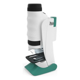 Microscopio Portátil Top Bright. Color Blanco Y Verde