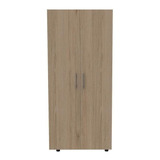 Clóset Rta Muebles Tera Color Rovere/blanco De Madera Aglomerada Con 2 Puertas  Batientes