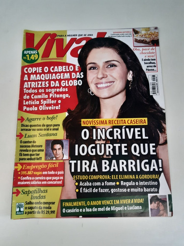 Revista Viva Mais 547 Giovanna Antonelli Luan Santana  L803