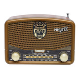 Radio Bluetooth Portatil Nisuta Micro Usb Sd Mp3 Auxiliar