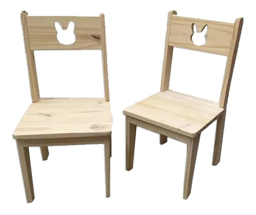 2 Sillita Silla Para Nenes  Nordico Pino Mundopino 