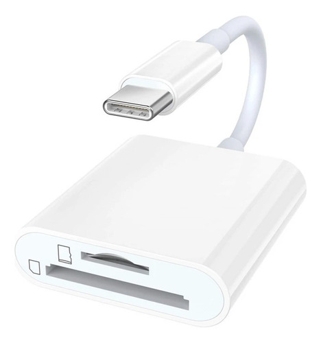 Usb-c Para iPhone 15 Adaptador iPad Pro Hub Leitor Cartão 