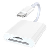 Usb-c Para iPhone 15 Adaptador iPad Pro Hub Leitor Cartão 