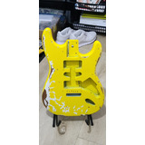 Corpo Strato Estilo Fender Hard Relic Yellow Top 