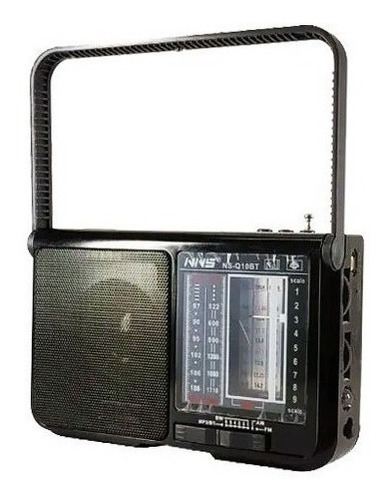 Radio Solar Bluetooth Recargable Q10bt Puerto Usb 8 Bandas