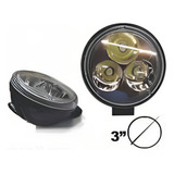 Faro Redondo 3 Leds Alta Potencia 3 Pulgadas Pza