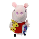 Pepa Pig Con Teddy Original Importado 15 Cms 