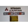 Emblemas Mitsubishi Lancer Letras Cromadas Lancer Y Emblema 