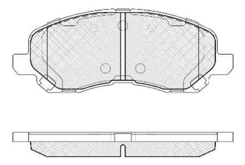 Pastillas Freno Para Jeep Compass 2.0- 2.4 4wd 06/ Delantera Foto 3