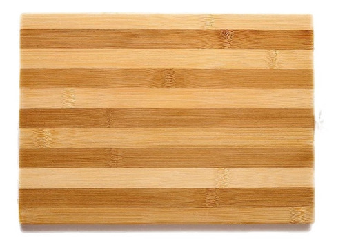 Tabla Para Cortar De Bambú Grande 28x38cm Cocina 3082934 Bamboo Rayas (36x26x2cm)