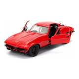 Auto De Colección Chevy Corvette Rapido Furioso Escala 1/32